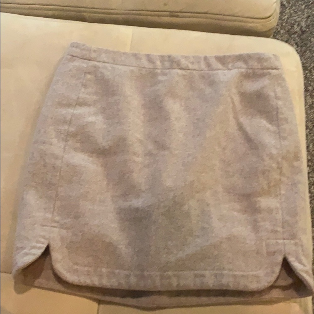 Tan j crew skirt